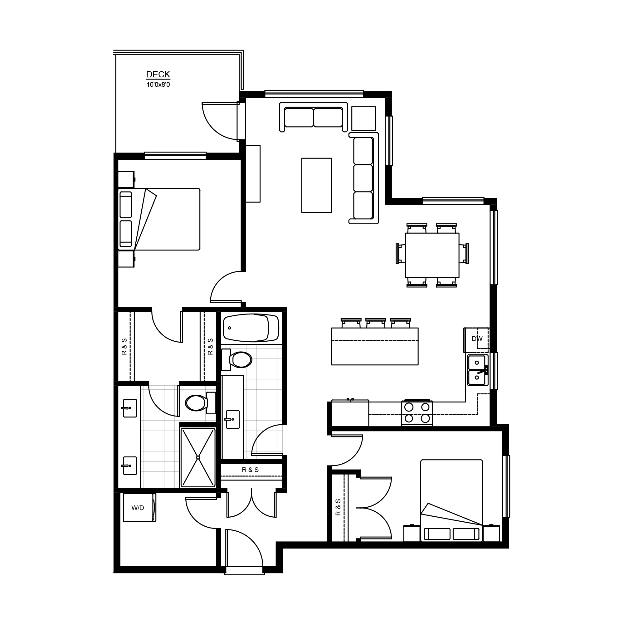 Mercato Plaza - Plan D2 2BR